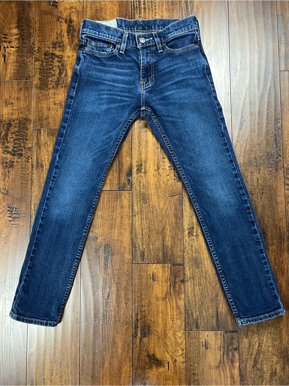 Hollister Skinny Jeans Dark Wash Denim Stretch Men’s Size 26x28.